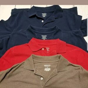 Merona Men's Polo Shirts Size Medium Lot of 4